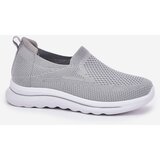 EVENTO Boto Women's Fabric Slip-On Sneakers Gray Adiora | shoptok.hr
