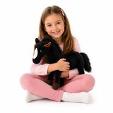  Plišani konj Plišana igračka Maskota Crni 40cm x 37cm | shoptok.hr