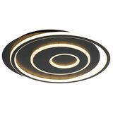 Brilagi LED prigušiva plafonsko svetlo IRIS LED/83W/230V 46x50 cm crna + daljinski upravljač | Eponuda.com