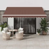 na automatsko uvlačenje s LED smeđa 400 x 300 cm