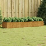 vidaXL Vrtna visoka greda 280x80x40 cm corten jeklo Cene
