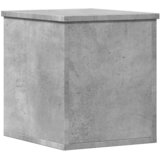  Kutija za pohranu boja betona 30 x 35 x 35 cm konstruirano drvo | Eponuda.com