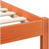  Krevetna konstrukcija s uzglavljem Voštano smeđa 135 x 190 cm | shoptok.hr