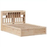 vidaXL Okvir kreveta bez madraca 140 x 190 cm od masivne borovine | shoptok.hr