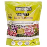 HOMEOGARDEN gnojivo za cvijeće vegipost cvijet (1 kg, sadržaj je dovoljan za: 10 m²)
