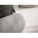Maison de Rêve Sivo-bež oblazinjena zakonska postelja s prostorom za shranjevanje z letvenim dnom 160x200 cm Maumere – | Shoptok.si