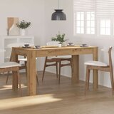vidaXL Jedilna miza artisian hrast 140x74,5x76 cm inženirski les, (22056687) | Shoptok.si