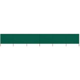  6-panelni vetrobran tkanina 800x160 cm zelen, (20610456) | Shoptok.si
