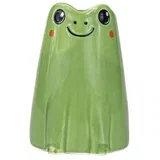 Zelena keramička vaza (visina 10 cm) Frog Mini –