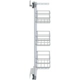  Izvlačna žičana košara srebrna 47 x 15 5 x 55 5 cm | shoptok.hr