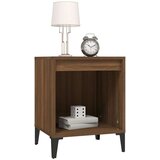  Noćni ormarići 2 kom boja dimljenog smeđi 40x35x50 cm | shoptok.hr