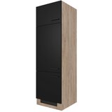 Flex-Well Omara Za Vgradno Napravo Capri, Črna, Hrast | Shoptok.si