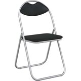  Sklopiva stolica 8 pcs Crna i Siva 48 x 43 5 x 81 cm Lažna koža - Crna i siva 8 | shoptok.hr