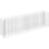 vidaXL Visoka greda gabion pocinkano jeklo 180x30x60 cm, (20618502) Cene