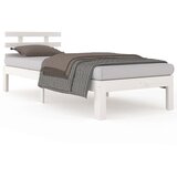  Okvir za krevet bijeli od masivnog drva 90 x 190 cm mali | shoptok.hr