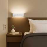  LED zidno spot svetlo RESORT LED/10W/230V + LED/3W, belo, levo | Eponuda.com