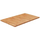 vidaXL Kopalniški pult svetlo rjav 100x60x2,5 cm obdelana hrastovina Cene