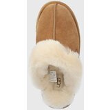 Ugg Kućne papuče od brušene kože W Disquette W Disquette, boja: smeđa | shoptok.hr