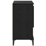 vidaXL Kreveta Crni hrast 60 x 35 x 70 cm Konstruirano drvo | shoptok.hr