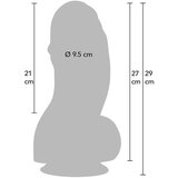 Hidden Desire Inferno Fat Boys Dildo PVC 27cm Black | Shoptok.si