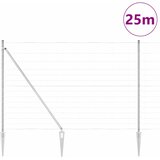 Zavareno žičano ograđivanje s bodljama 25 x 1,6 m Srebrna Mreža | shoptok.hr