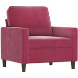  3-dijelni set sofa s jastucima crvena boja vina baršunasti | shoptok.hr