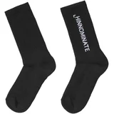 Nogavice Con Intarsio In Verticale Črna