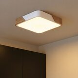  Brilagi - LED prigušiva svetiljka PILANA LED/48W/230V hrast/bela 42x42 cm + daljinski upravljač | Eponuda.com