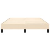  Okvir za krevet s oprugom krem 140 x 190 cm od tkanine | Eponuda.com