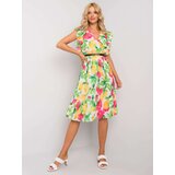 Italy Moda Dress-DHJ-SK-13198-1.75-white-pink | Shoptok.si