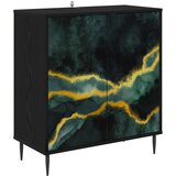  Kreveta WIJHE Crni hrast 69 x 33 x 76 cm Konstruirano drvo | shoptok.hr