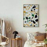  Slika - Terrazzo (1 Part) Vertical 40x60 U prirodnom drvenom okviru | shoptok.hr