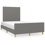 Furnova Posteljni okvir brez vzmetnice temno siva 120x190 cm blago, (21939685) | Shoptok.si