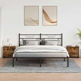  Noćni ormarići 2 kom dimljena boja hrasta 45x34x44,5 cm drveni | shoptok.hr