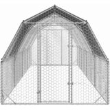  Kavez za kokoši s krovom 2,5x8x2,25 m pocinčani čelik | shoptok.hr