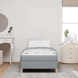  Krevet s opruga kutije Ostalo Svjetlosiva 100 x 200 cm tkanina | shoptok.hr