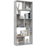 vidaXL ormarić za knjige siva boja betona 67 x 24 x 161 cm od iverice | shoptok.hr
