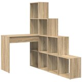  Kutni stol s policom Sonoma hrast 101,5 x 149,5 x 149,5 cm | Eponuda.ba