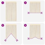  Končane Zavjese 2 kom 100x250 cm Krem | Eponuda.com