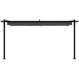 Gazebo Antracit 400 x 300 x 200 cm Poliester Slike