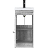  Kupaonski umivaonik s sudoperom Siva Sonoma 42 x 40 x 84,5 cm | shoptok.hr