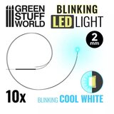 Green Stuff World blinking cool white - 2mm (0805 smd) Cene