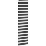 vidaXL idaXL Zebra senčilo črna 60x230 cm tkanina širina 55,9 cm poliester | Shoptok.si