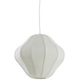 Light & Living Kremno bela viseča svetilka s tekstilnim senčilom ø 10 cm Sukau – Cene