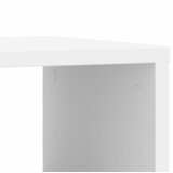  Bočni stolić s kotačima bijeli 50x30x55 cm konstruirano drvo | shoptok.hr