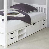 MID.YOU Postelja Z Baldahinom Lino, Bor, Masivno, Bela | Shoptok.si