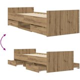  Krevetna konstrukcija Hrast artisan Konstruirano drvo | shoptok.hr