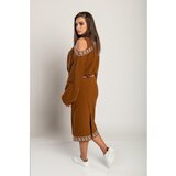 Fenzy Elegantni Komplet Široke Majice I Uske Suknje, Boja Deve | shoptok.hr