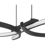 Eglo 901267 - led luster na sajli serpins LED/21W/230V 3000K crne boje | Eponuda.com