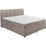 MID.YOU POSTELJA BOXSPRING 180 cm x 200 cm , tekstil umazano rjava | Shoptok.si